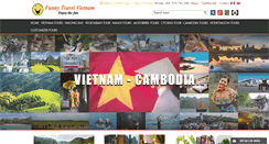 Desktop Screenshot of funnytravelvietnam.com